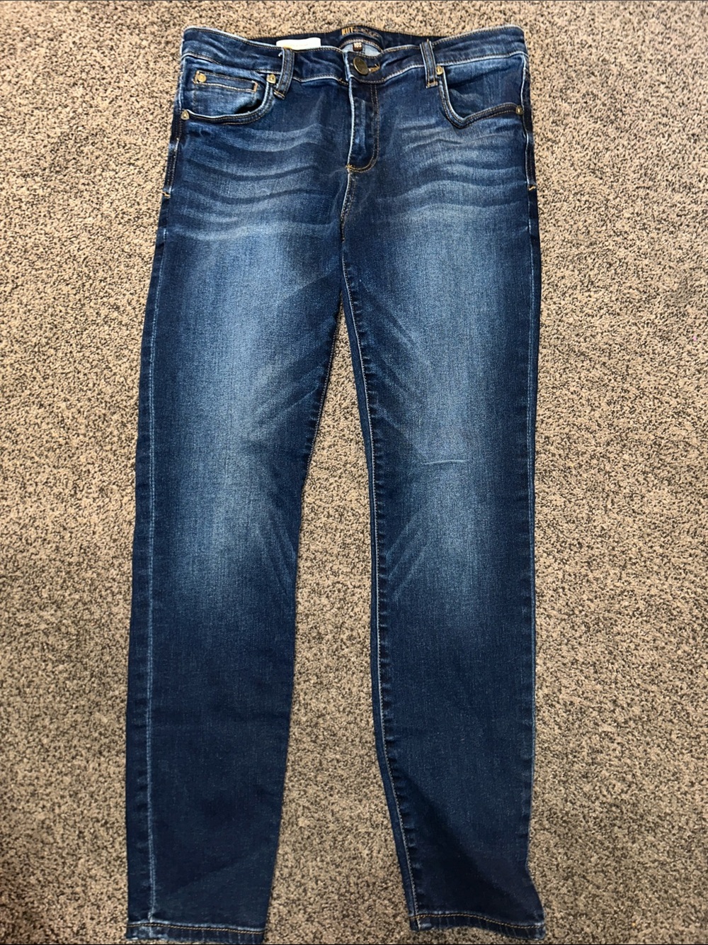 Kut from the Kloth Dark Washed Skinny Jeans